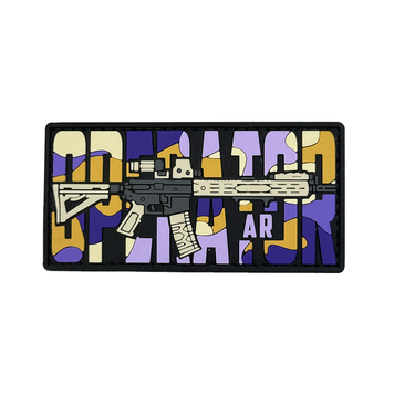 ПВХ патч &laquo;OPERATOR AR&raquo; purple camo AT-116 фото
