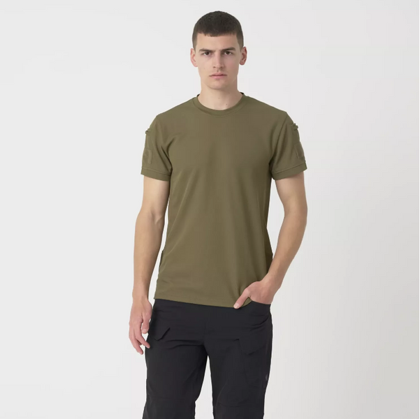 Футболка термоактивна Helikon-Tex Tactical T-Shirt TopCool. Олива HC3247-02 фото