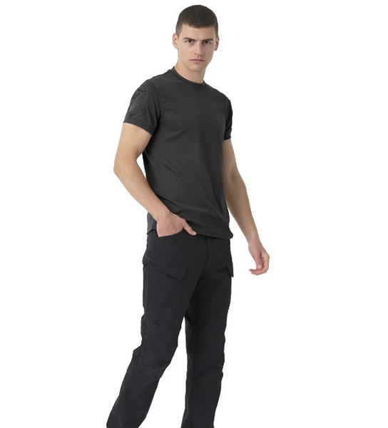 Футболка термоактивна Helikon-Tex Tactical T-Shirt TopCool. Чорна HC3247-01 фото