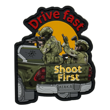 Патч "DRIVE FAST" АТ-54 фото