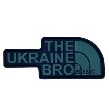 ПАТЧ "THE UKRAINE BRO" GREEN АТ-55 фото