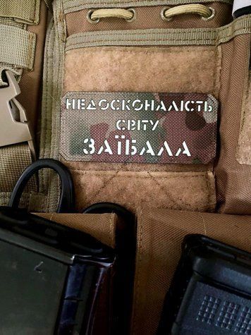 Шеврон &ldquo;Недосконалість світу заїбала&rdquo; mc/gl 1344-1 фото