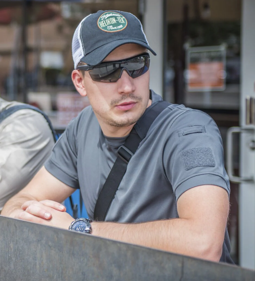 Футболка термоактивна Helikon-Tex Tactical T-Shirt TopCool. Сірий HC3246-35 фото