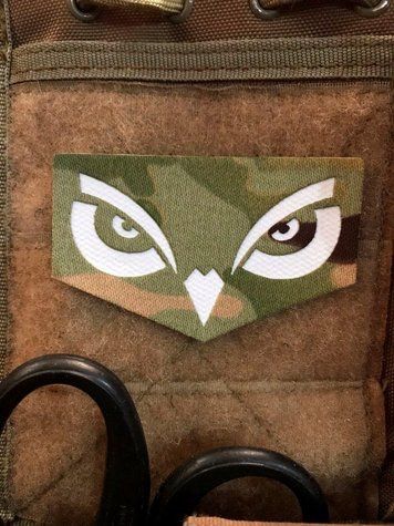 Шеврон &laquo;Owl eyes&raquo; lasercut mc-gl 745-7 фото