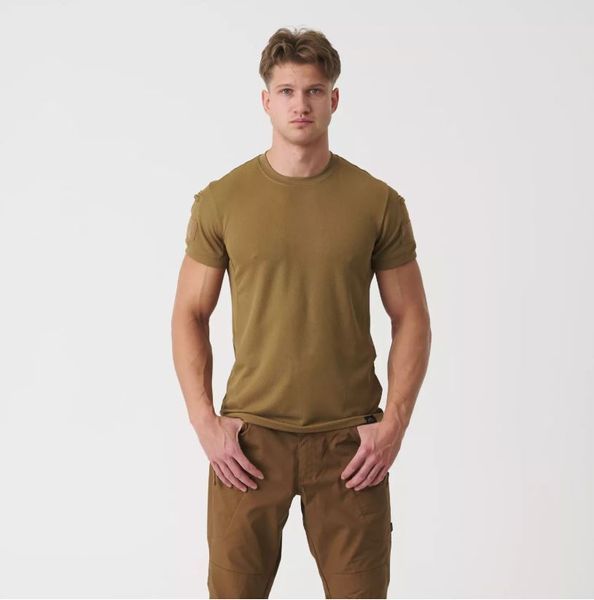 Футболка термоактивна Helikon-Tex Tactical T-Shirt TopCool. Койот HC3247-11 фото